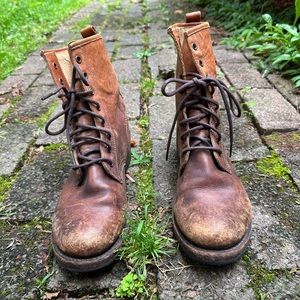 Frye combat boots
